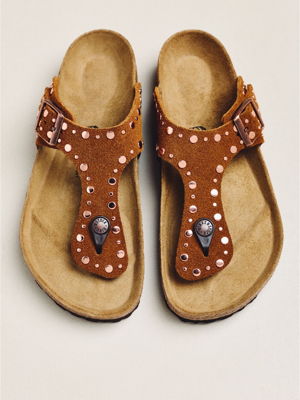 Birkenstock Gizeh Rivet Thong Sandals size 39